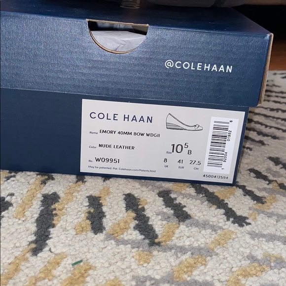 cole haan emory bow wedge